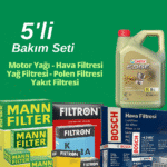 Filtron VW Polo 1.6 Tdi Castrol Edge 4 LT Filtre Bakım Seti 2009-2014 4NP 5 Li - Görsel 2